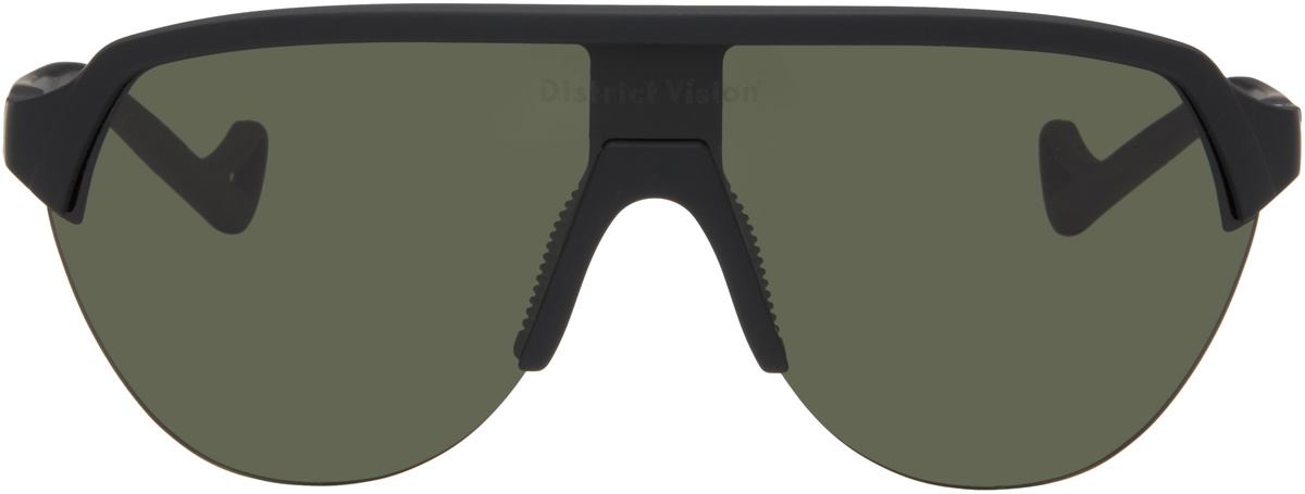 District Vision Black Nagata Speed Blade Sunglasses