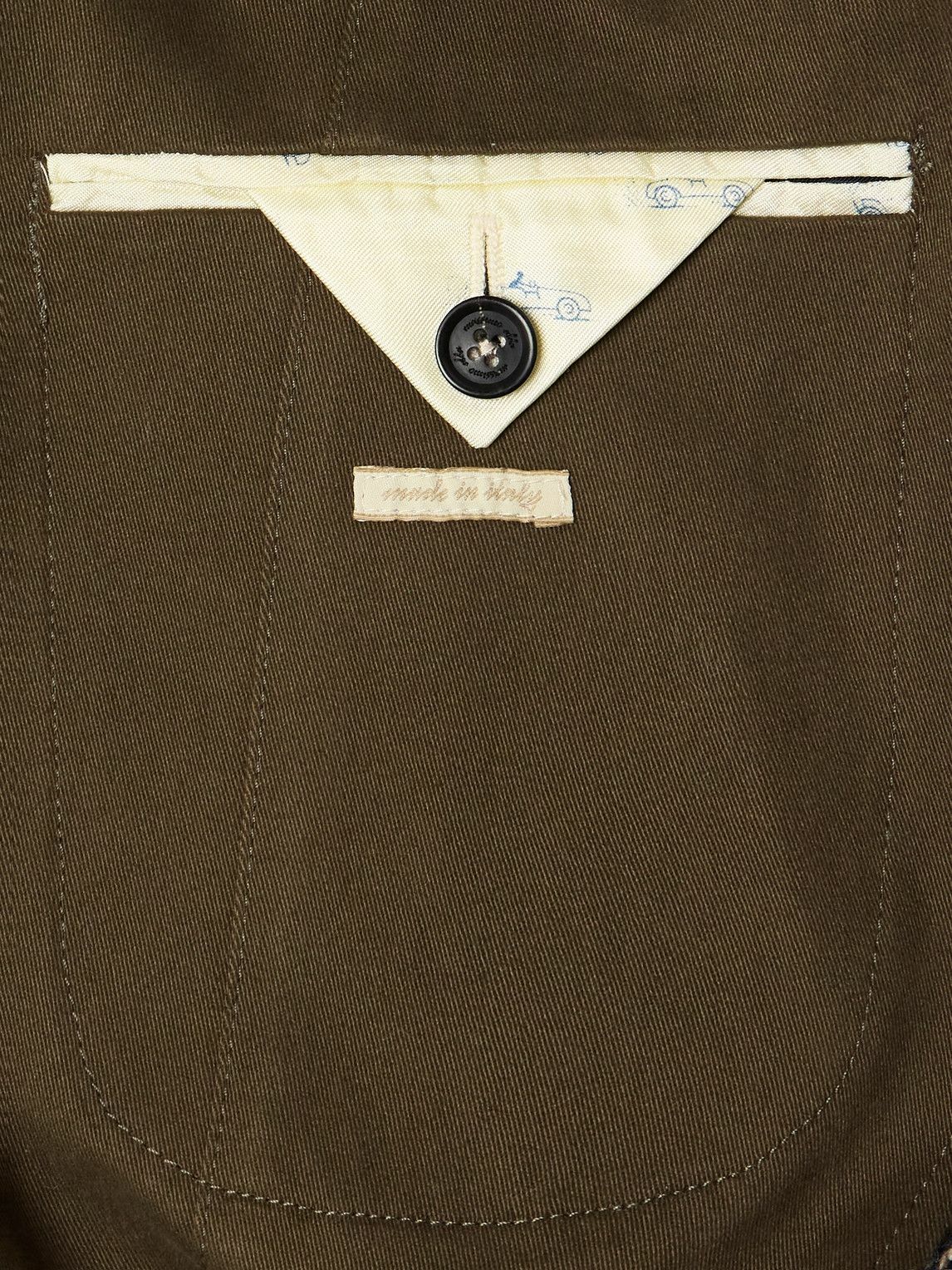 Massimo Alba - Gstaad Nehru-Collar Herringbone Woven Jacket