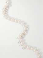 Fry Powers - Silver, Pearl and Enamel Necklace