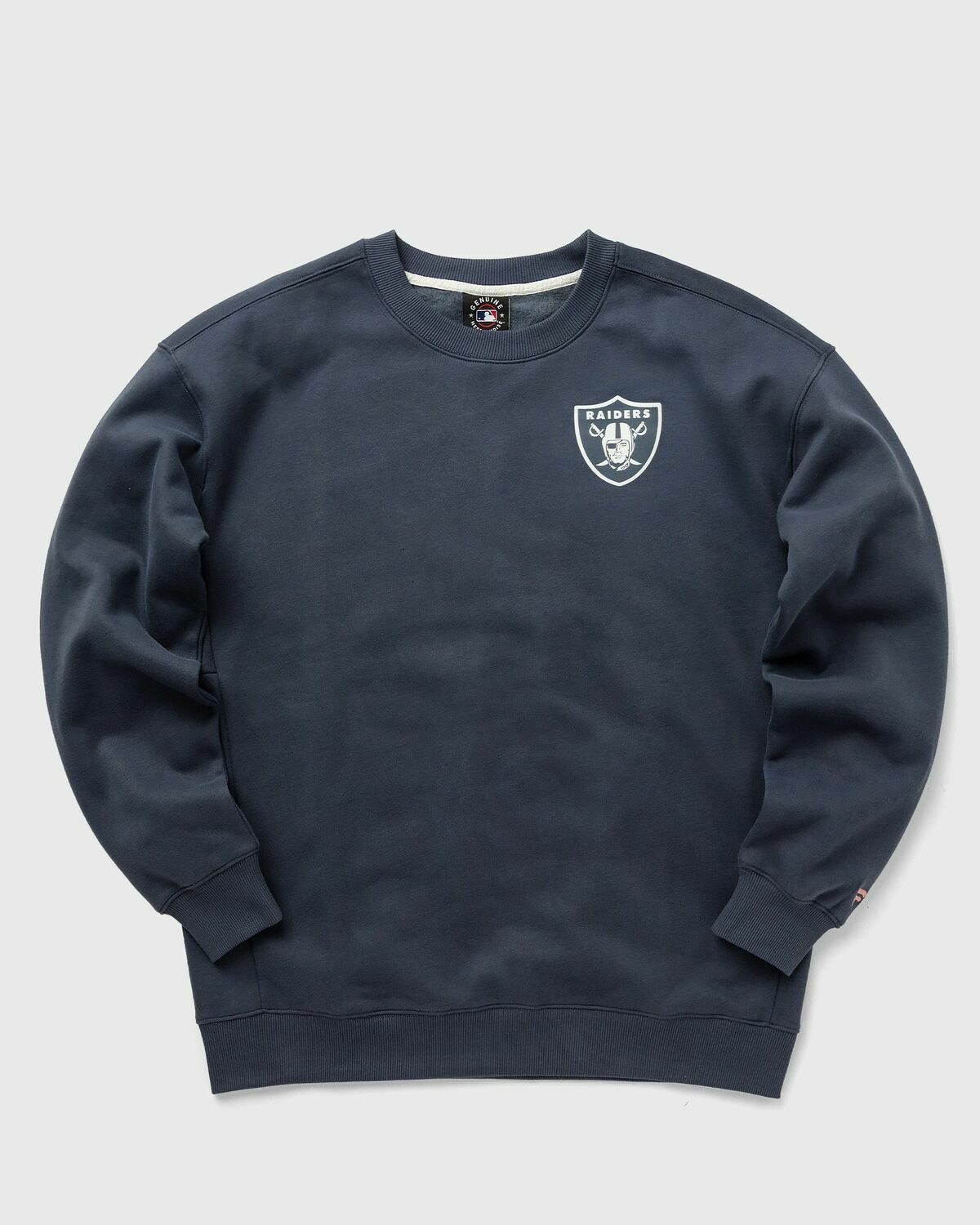 Fanatics Nfl Las Vegas Raiders Terrazzo Fleece Crew Sweatshirt Blue Sweatshirts/Team Sweats