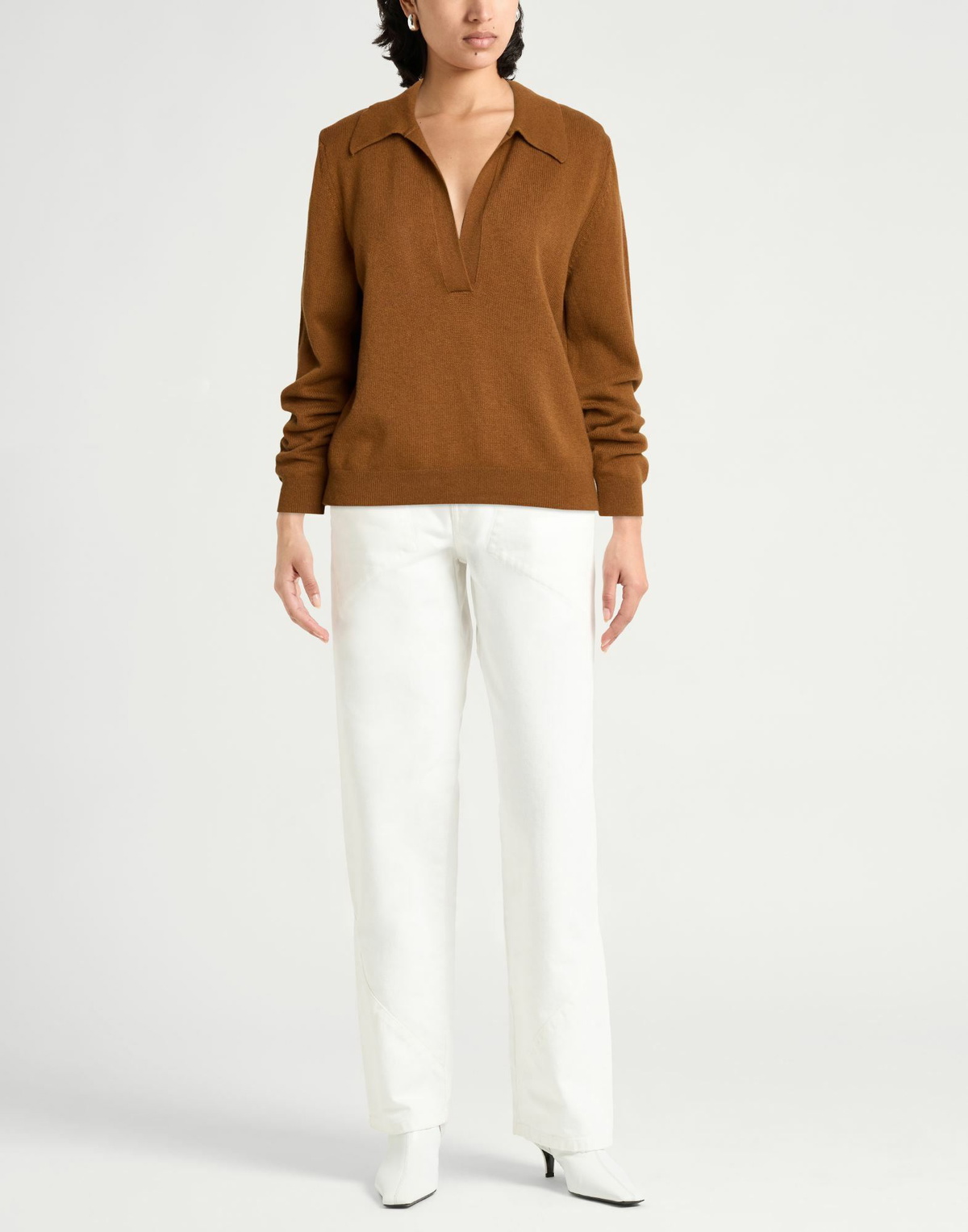 Annagreta Womens Sweater Light brown