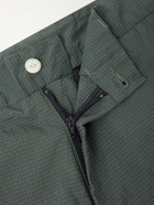 Beams Plus - Straight-Leg Checked Seersucker Shorts - Green