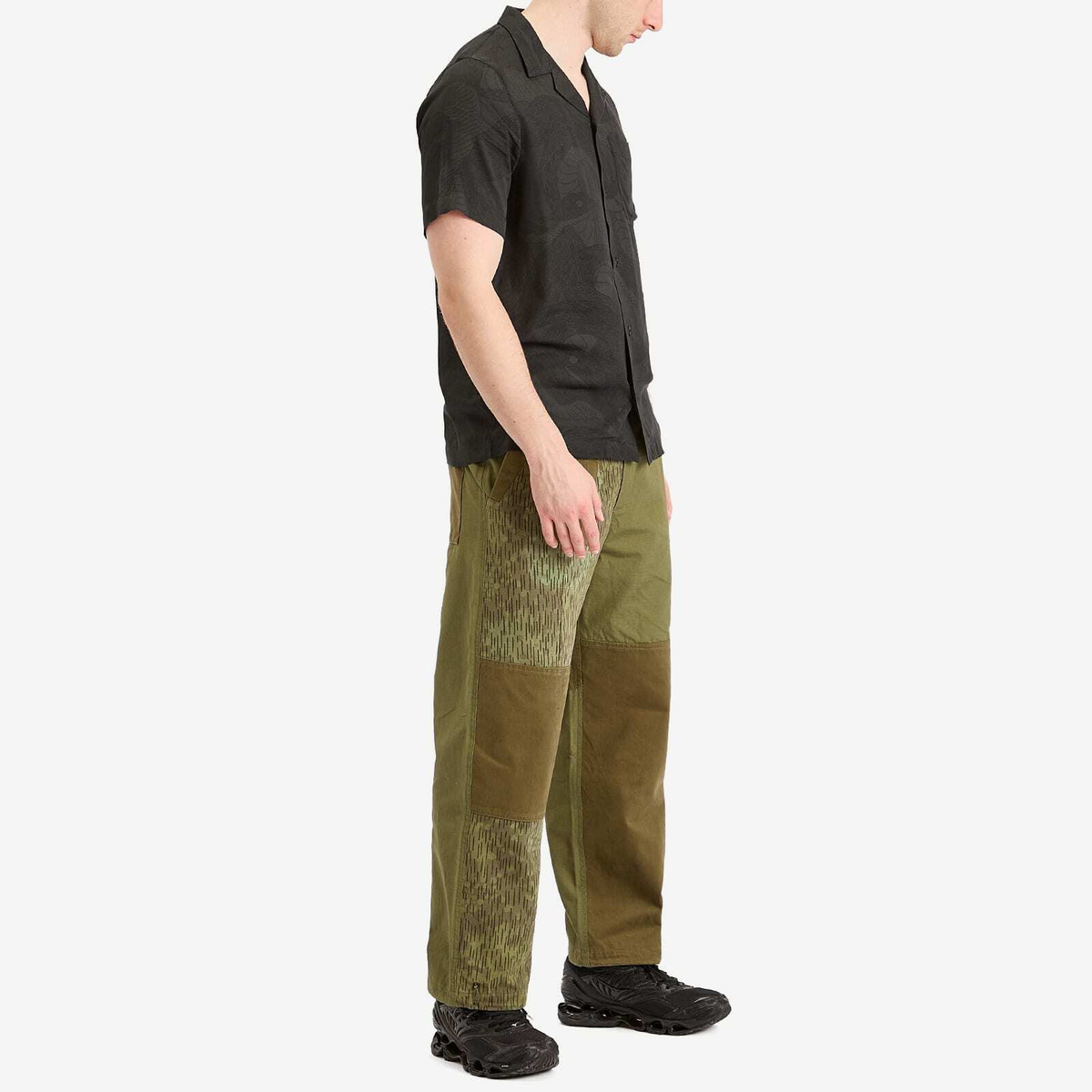 Maharishi Men's Snakeskin Vacation Shirt in Subdued Night
