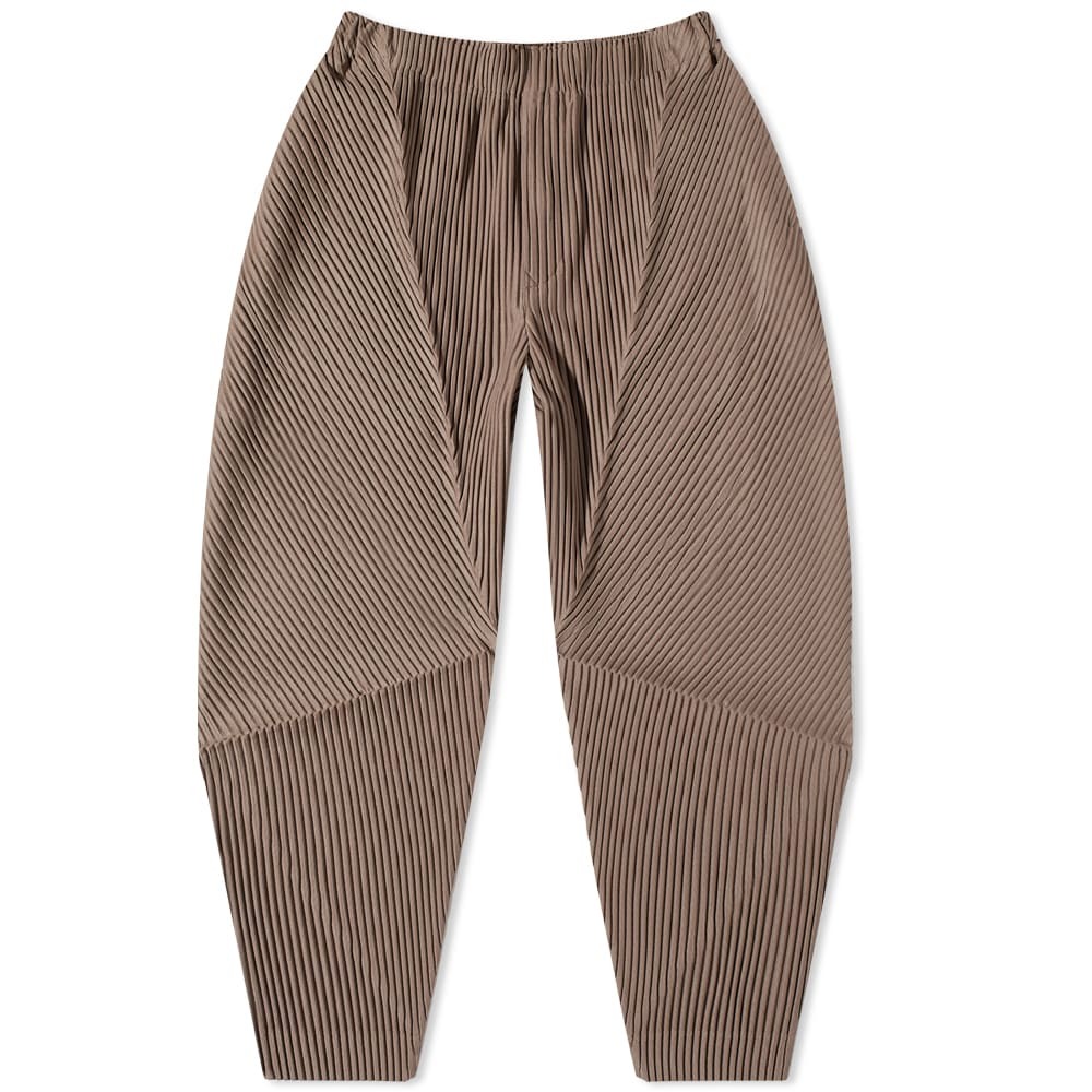 Homme Plissé Issey Miyake Men's JF131 Pant in Alpaca Brown Homme