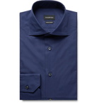 Ermenegildo Zegna - Navy Cotton-Poplin Shirt - Men - Navy
