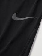 NIKE TRAINING - Pro Logo-Print Dri-FIT Shorts - Black