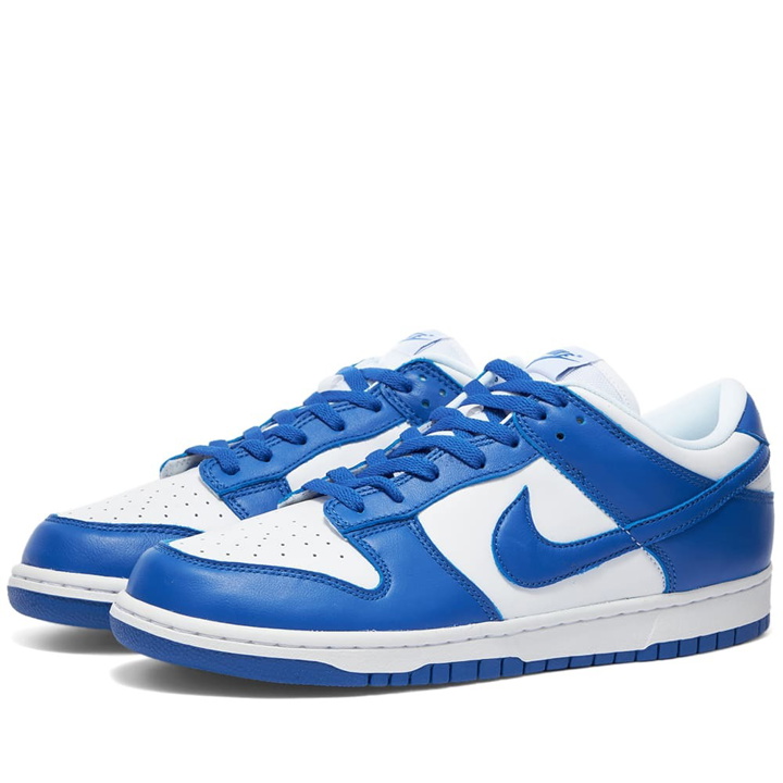 Photo: Nike Dunk Low Sp Sneakers in White/Varsity Royal