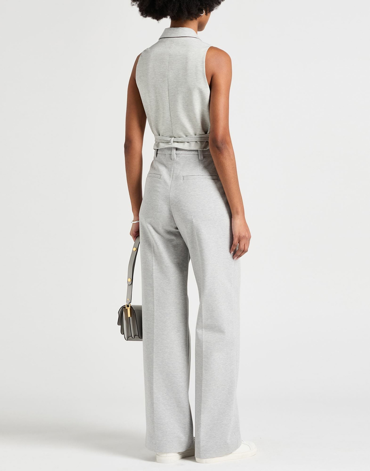 Brunello Cucinelli Womens Tailored Vest Light in Grey