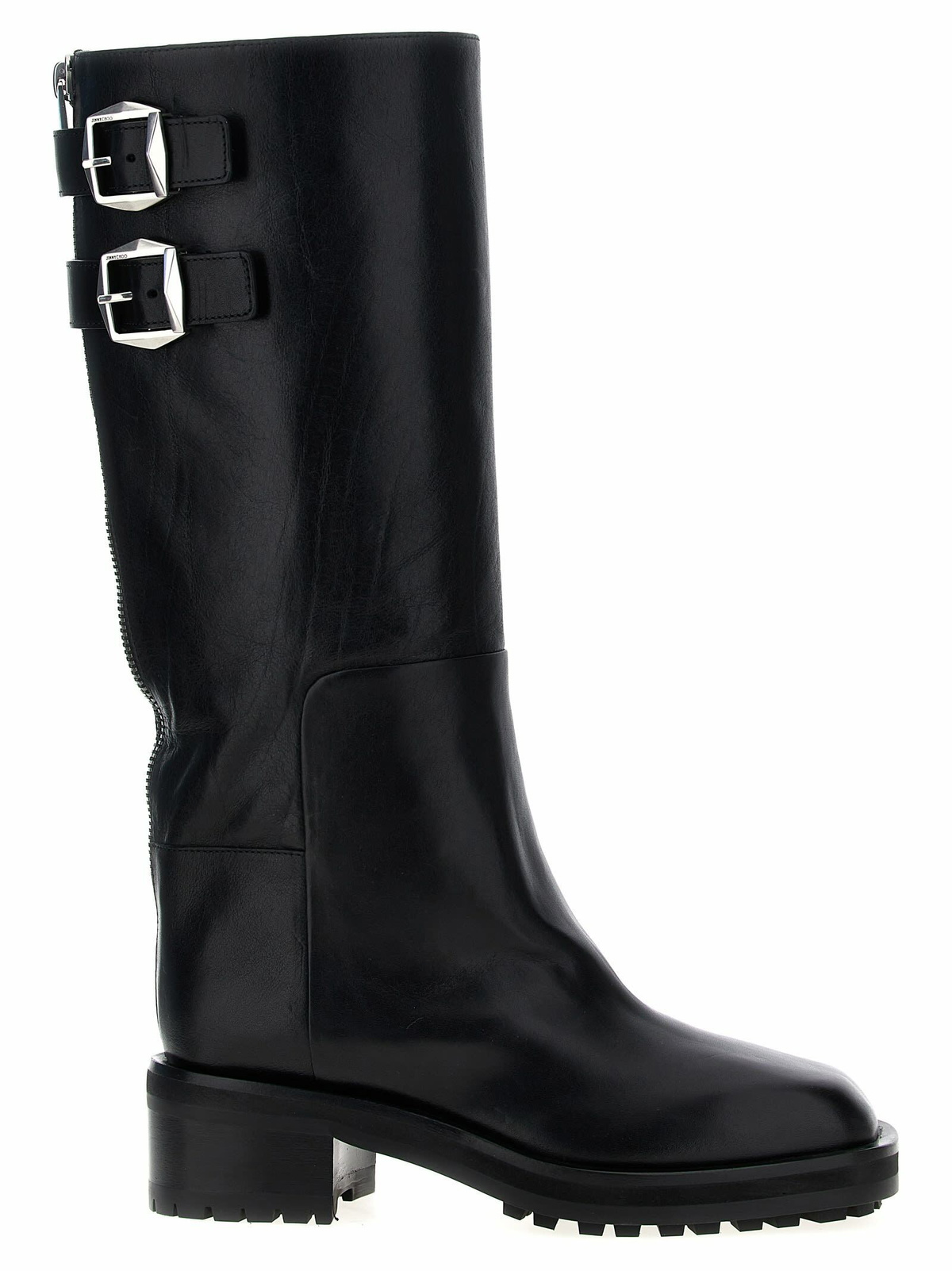 靴 JIMMY CHOO YAEL FLAT RUBBER BOOTS Yael rubber boots in black - Jimmy Choo | Mytheresa