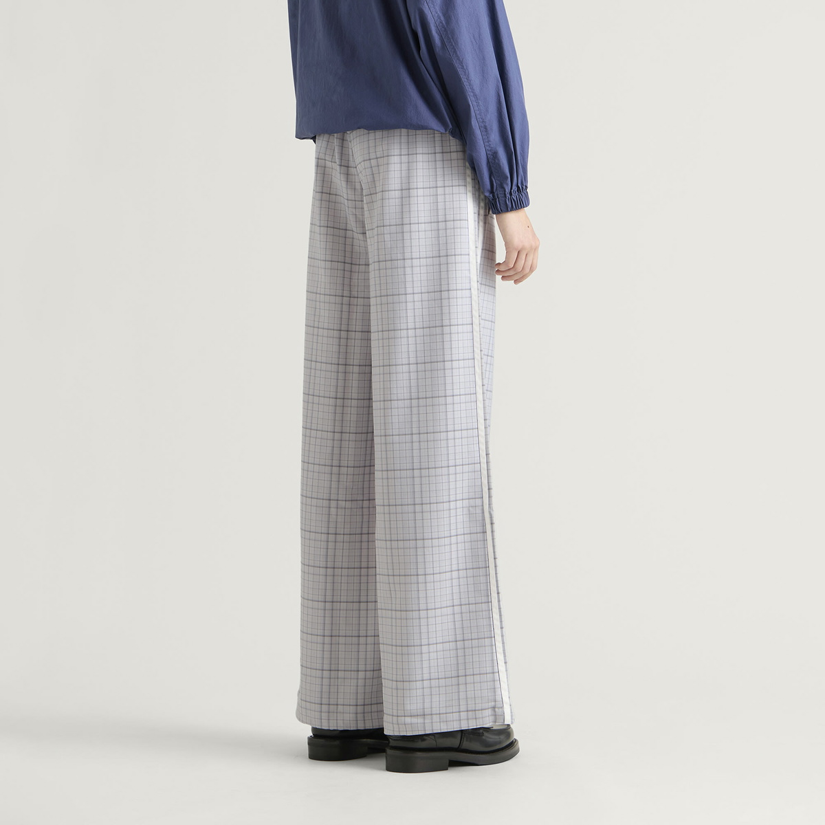 Adidas Women's Check Track Pant in Grey