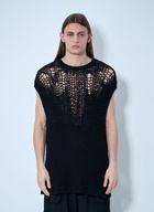 Yohji Yamamoto Open-Knit Vest
