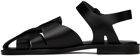 HEREU Black Pedra Sandals