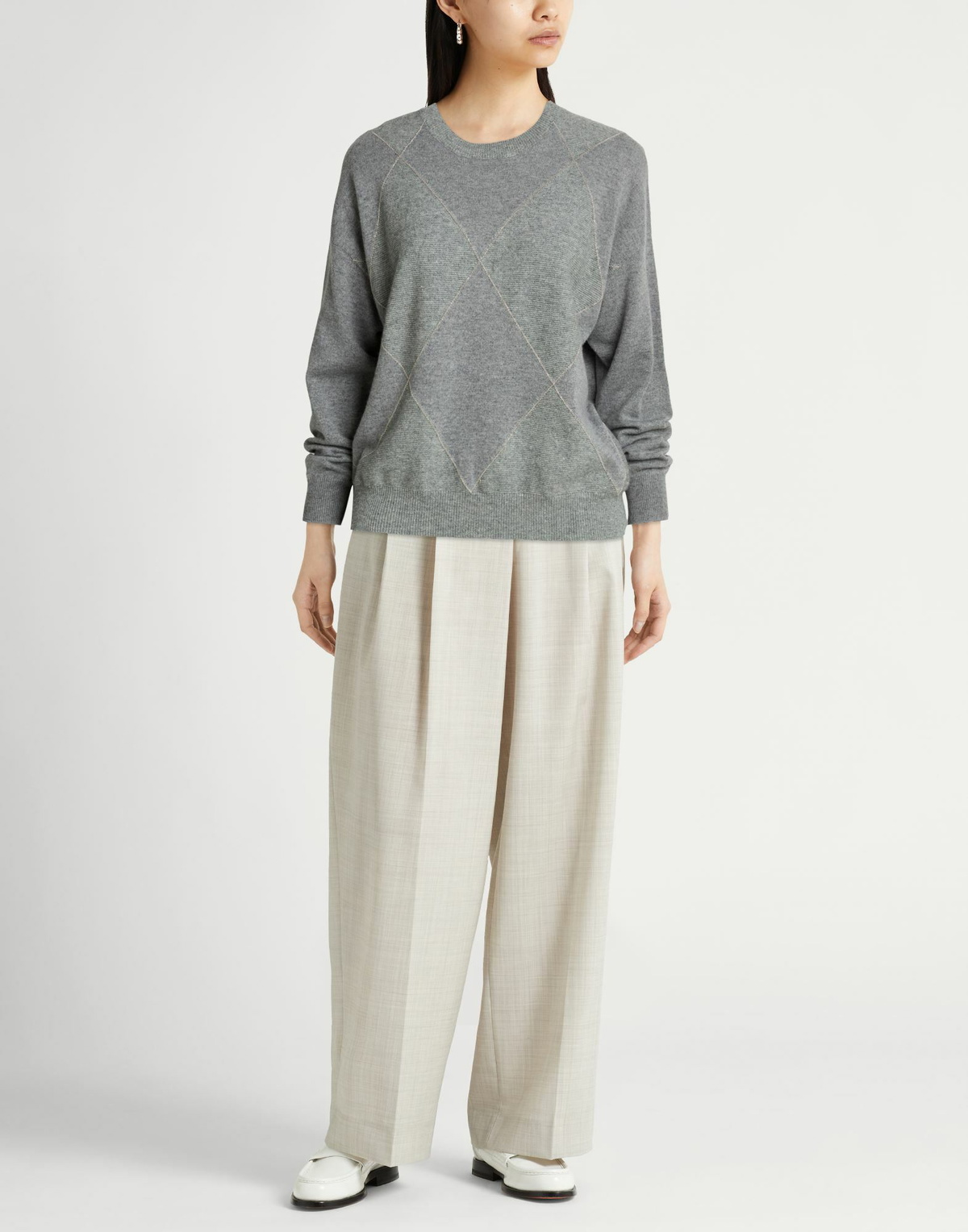 Peserico Womens Sweater in Grey