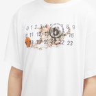 MM6 Maison Margiela Men's Kitten Number Logo T-Shirt in White