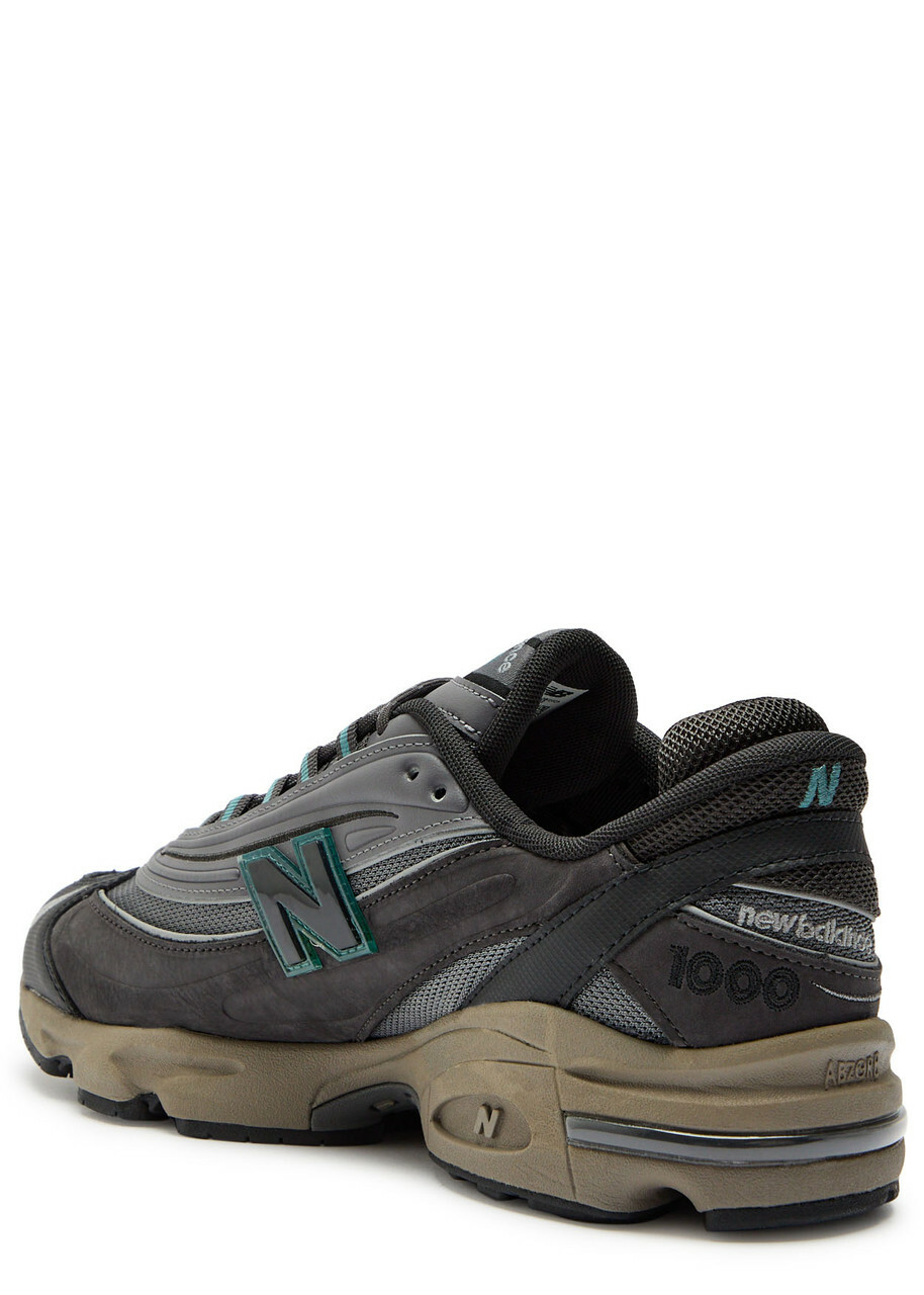 New Balance 1000 Panelled Mesh Sneakers Black