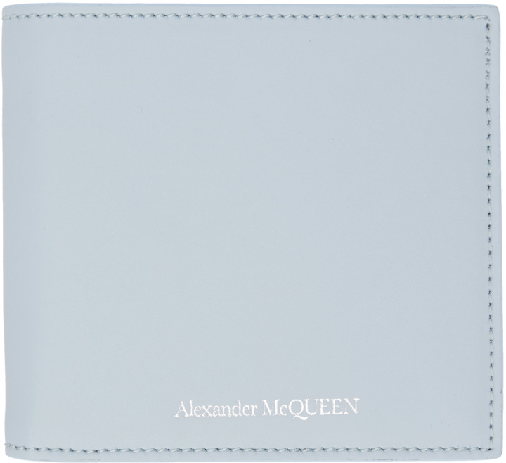 Photo: Alexander McQueen Blue Bifold Wallet