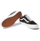 Vans - OG Old Skool LX Leather-Trimmed Canvas and Suede Sneakers - Black