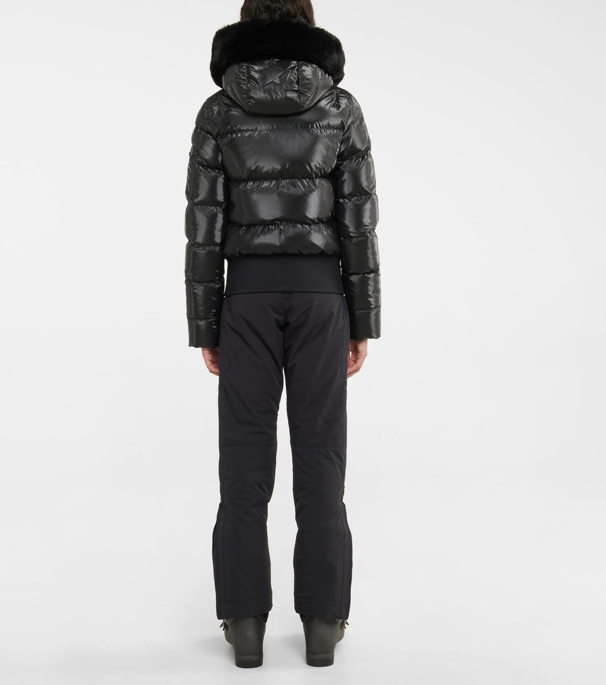 Goldbergh Stark faux fur-trimmed puffer jacket
