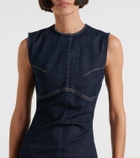 Sportmax Geranio denim midi dress