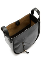 Loewe Hammock Slice Leather Cross-body bag - Black - One Size