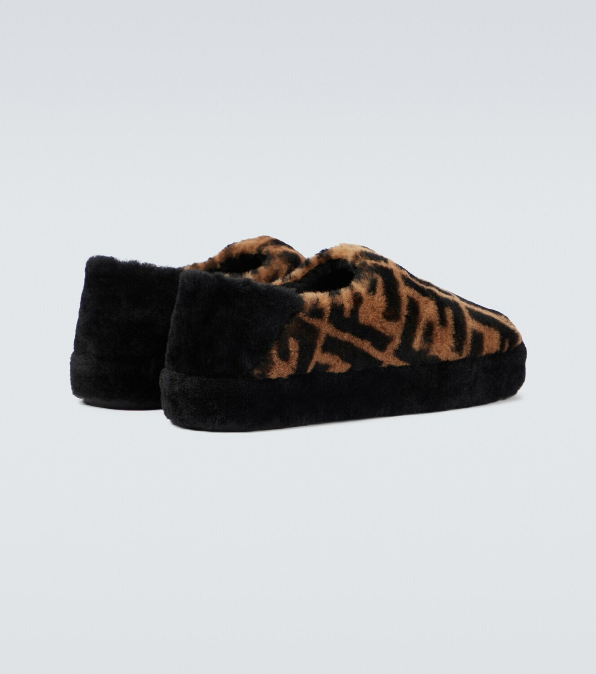 【関税＆送料込み】Fendi Slippers Fendi FF shearling slippers Fendi