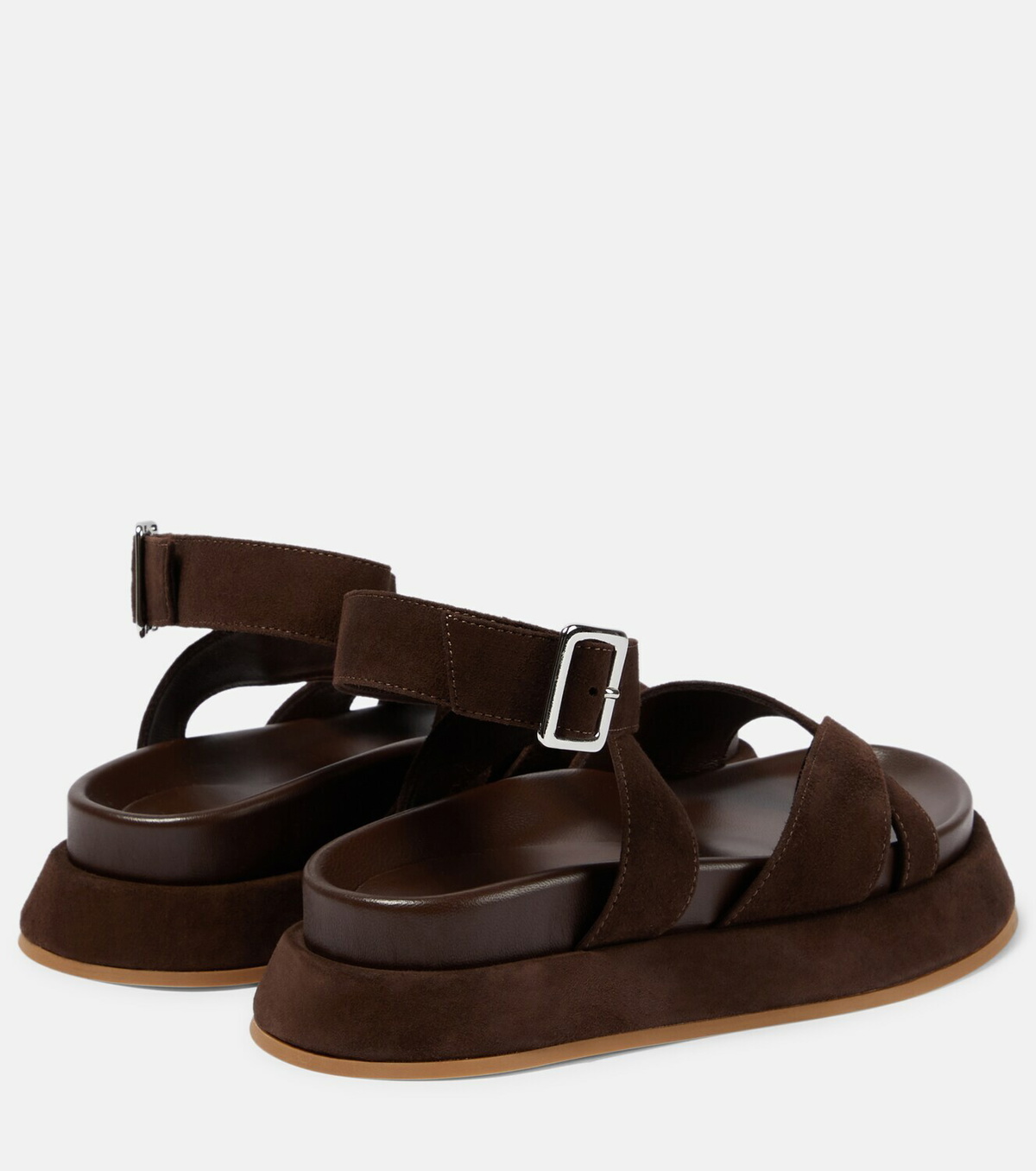 【GIA / RHW】ankle Strap Suede Sandal Gia Borghini GIA/RHW Rosie 41 suede sandals Gia Borghini