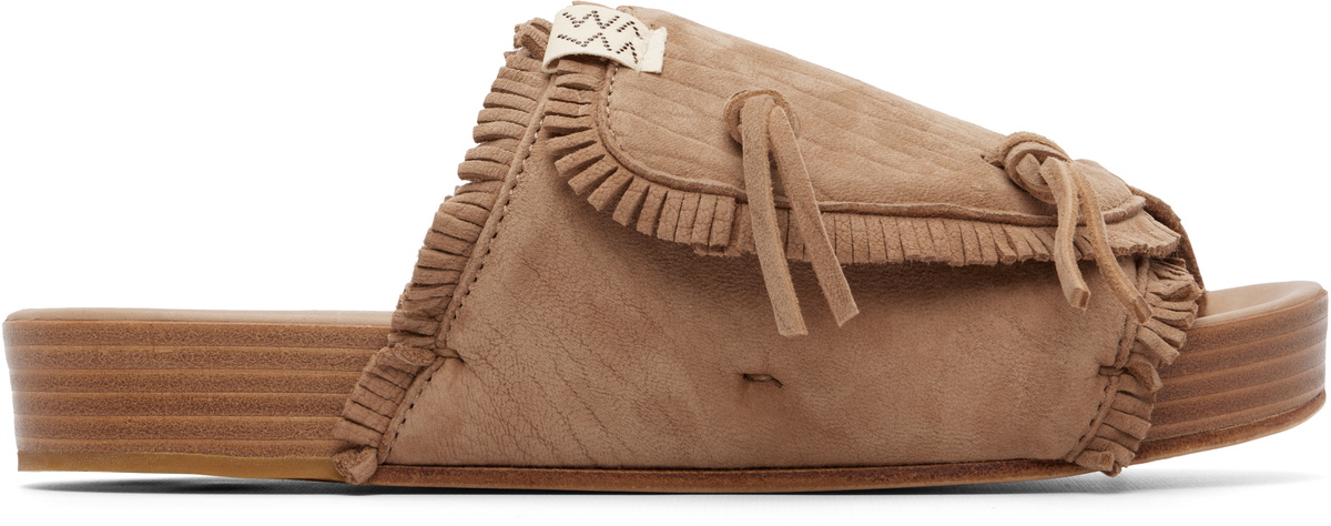 visvim Beige Suede Gloves Visvim