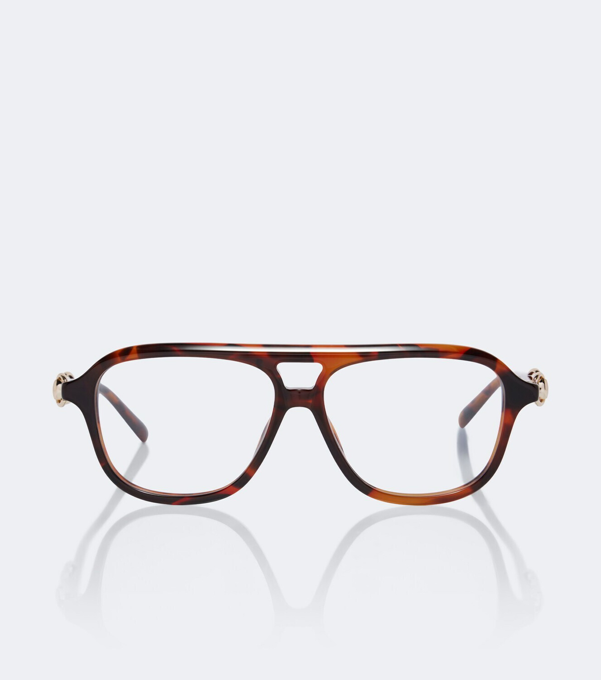 Gucci Horsebit navigator glasses