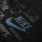 Comme des Garçons Men's x Nike Multi Logo Print Bag in Black 