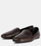 Khaite Monroe leather loafers