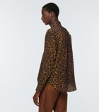 Tom Ford - Leopard-print silk shirt