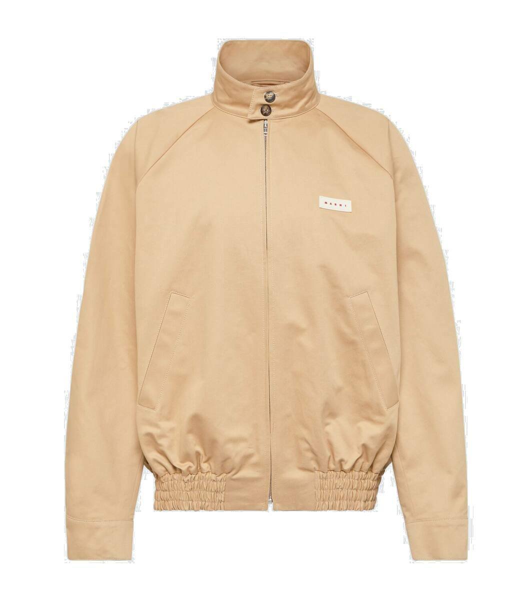 MARNI COTTON BOMBER JACKET ボンバージャケット Marni Cotton gabardine bomber jacket Marni