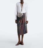 Maison Margiela Piped leather pumps