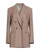 Agnona Womens Blazer Sand