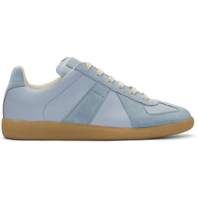 Photo: Maison Margiela Blue Replica Sneakers