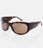 Magda Butrym Logo round sunglasses