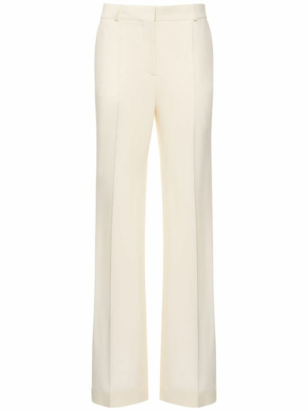 Photo: TOTEME - Evening Viscose & Wool Flared Pants