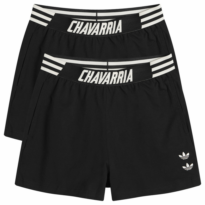 Photo: Adidas x Willy Chavarria 2 Pack Short in Black