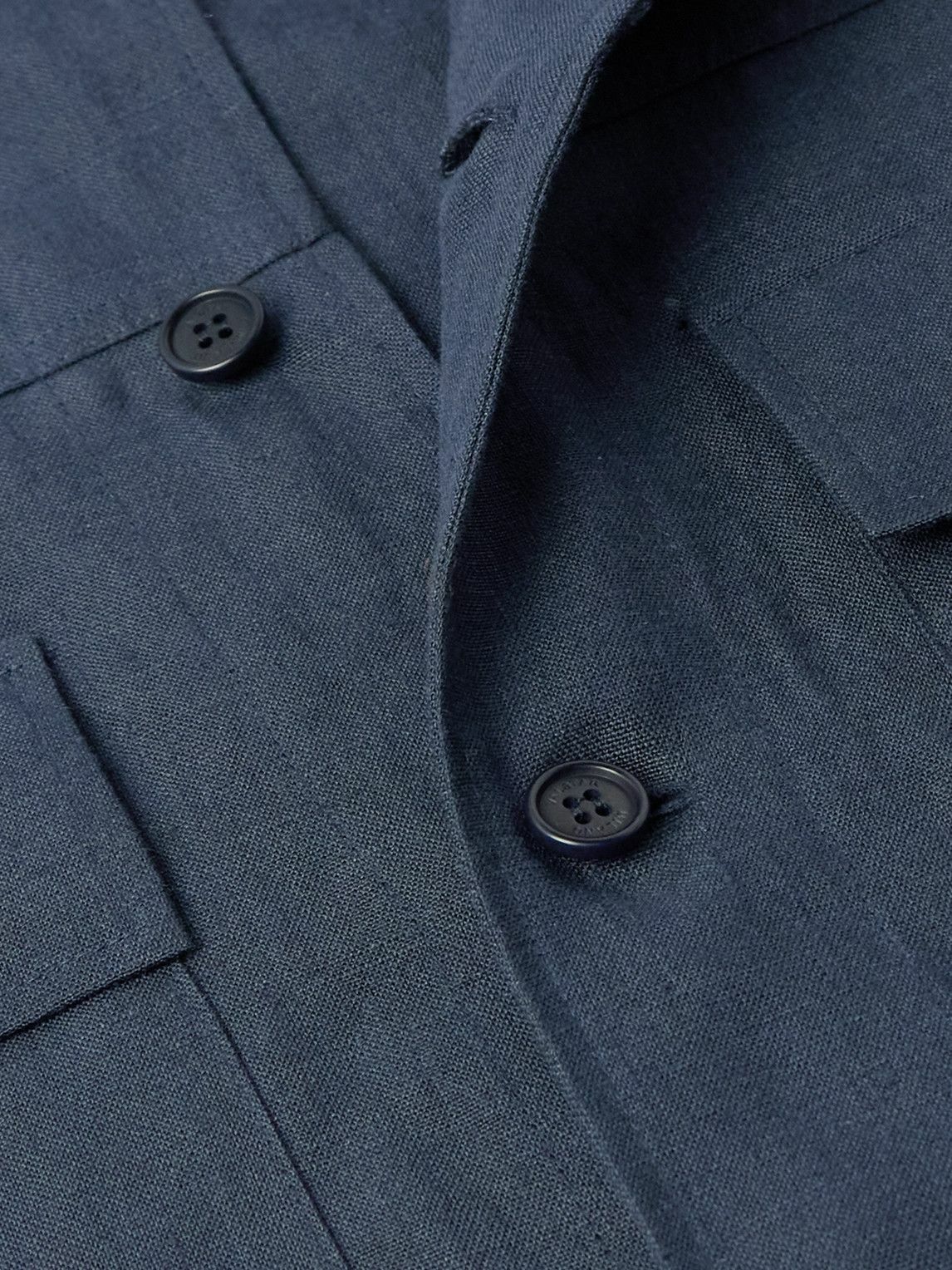 Valstar - Brixton Linen Overshirt - Blue
