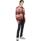 Billionaire Boys Club Red Check Over Shirt