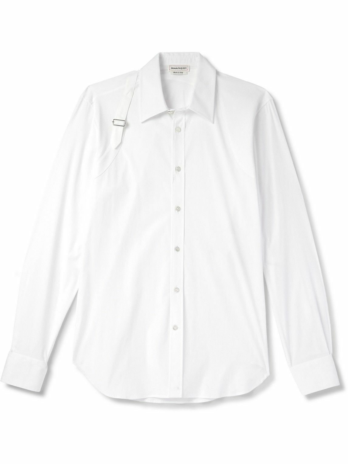 Alexander McQueen - Slim-Fit Harness-Detailed Stretch-Cotton