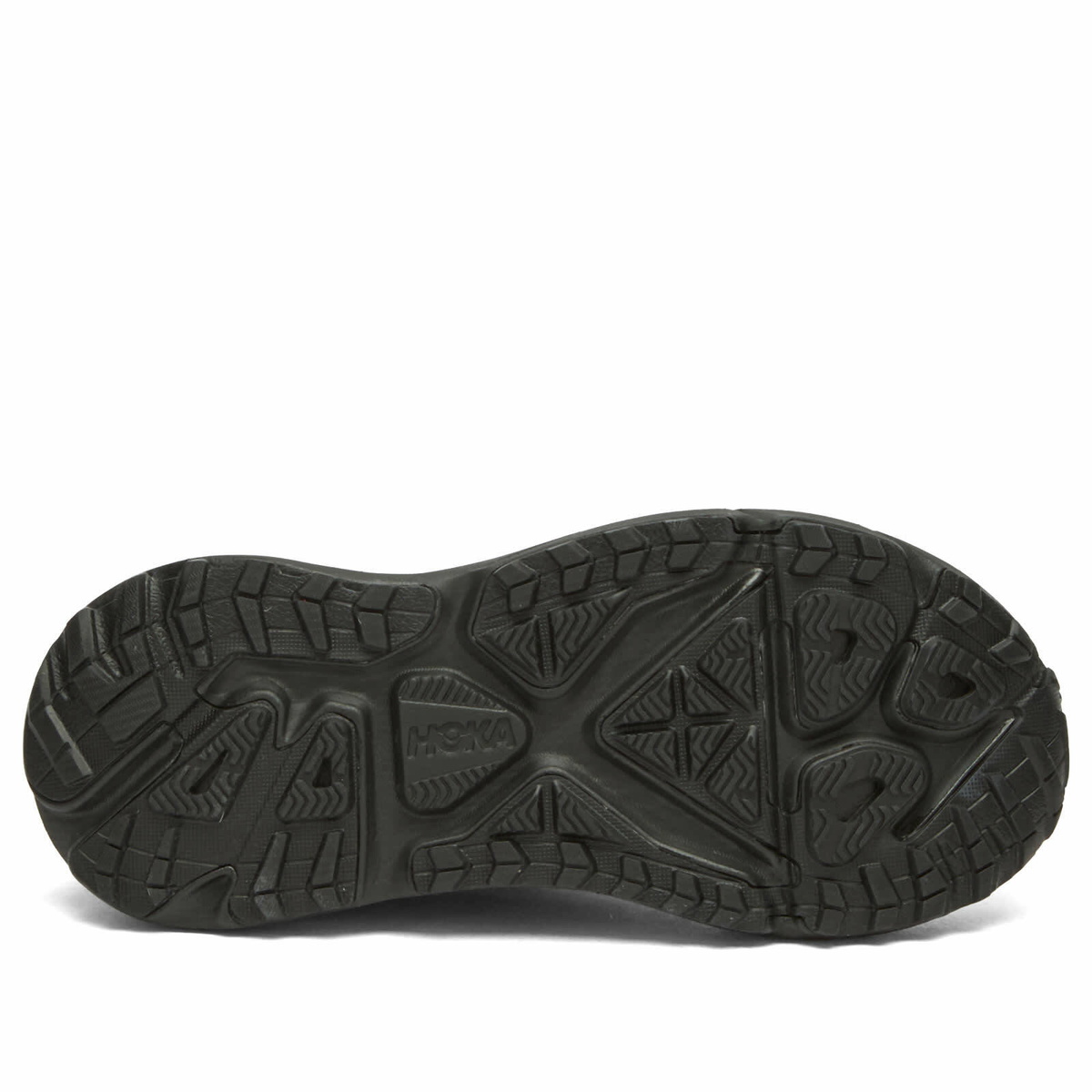 HOKA ONE ONE U Stinson One7 Sneaker in Black/Silver