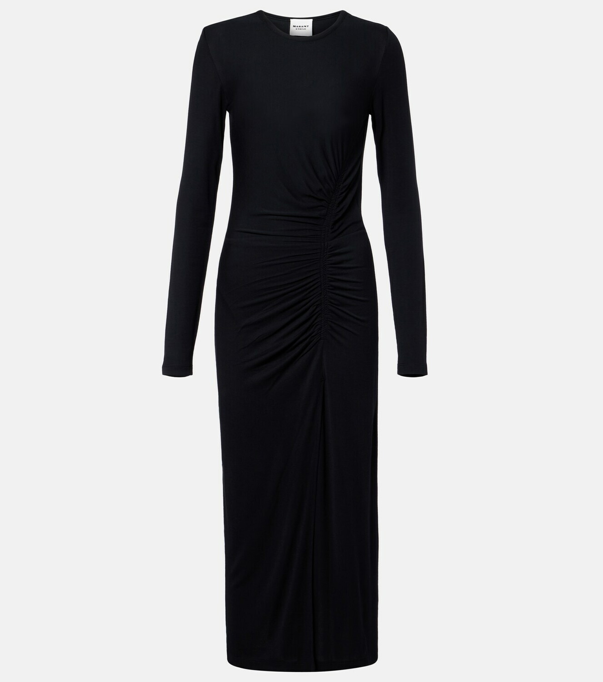 Marant Etoile Jelina gathered jersey maxi dress