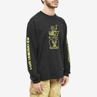 Rapha x Brain Dead Long Sleeve Ghoul T-Shirt in Black