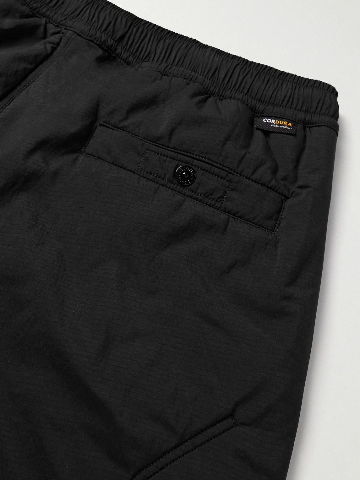 Stone Island - Straight-Leg Padded CORDURA® Nylon-Ripstop Trousers - Black