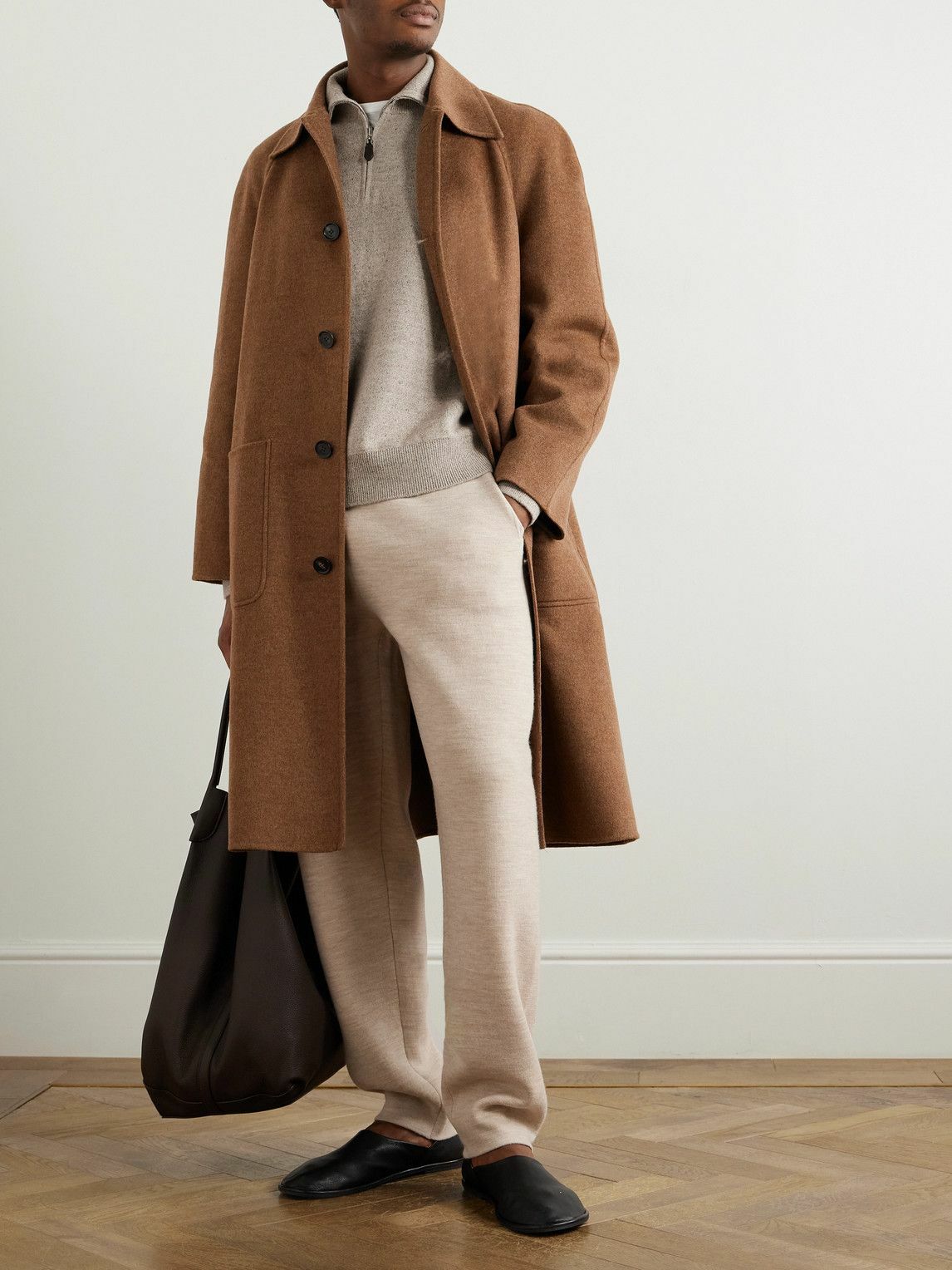 Loro Piana - Linen and Cashmere-Blend Zip-Up Sweater - Neutrals