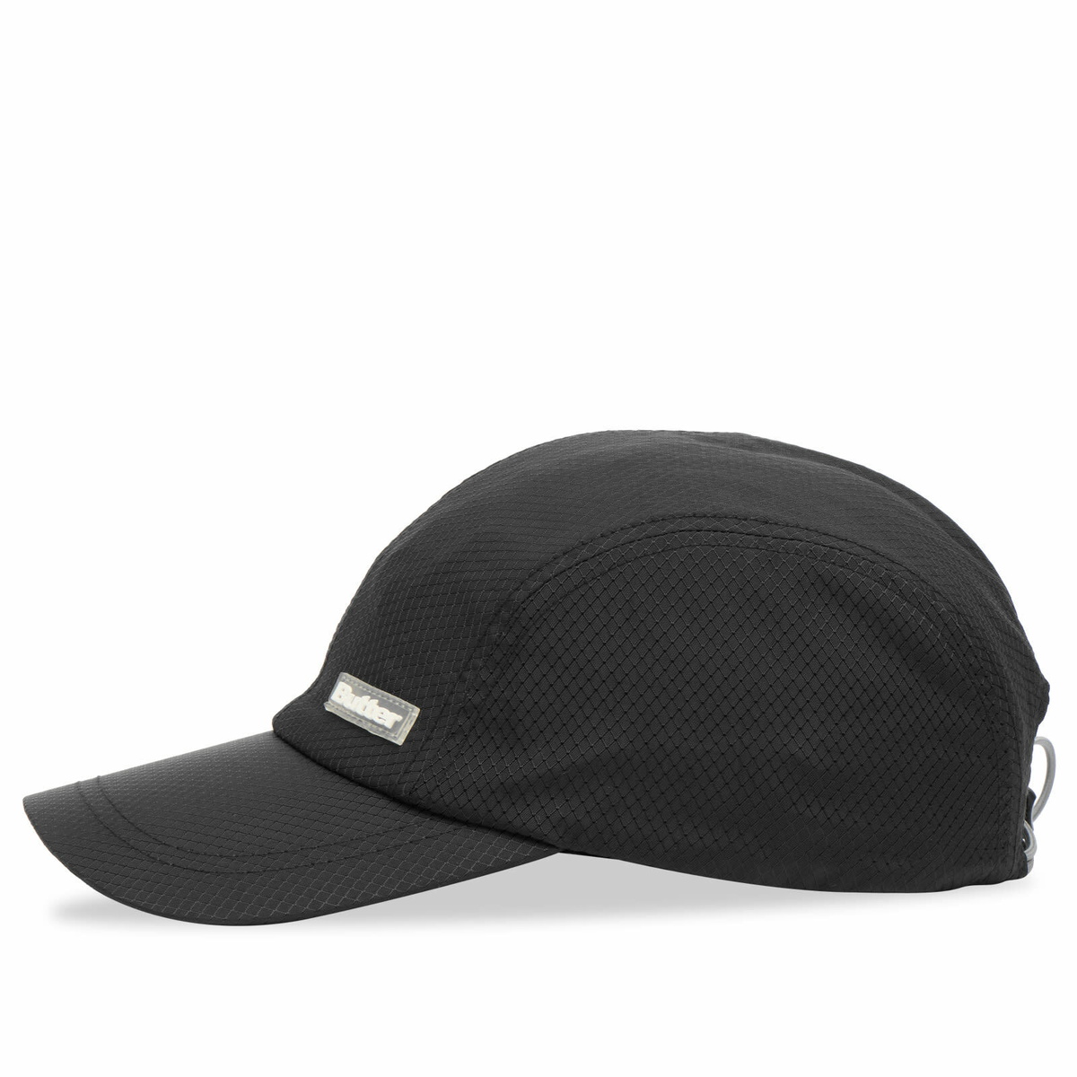 Butter Goods Men's Stride 4 Panel Cap in Black 