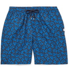 Derek Rose - Maui Wide-Leg Mid-Length Printed Swim Shorts - Blue