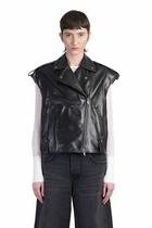 Salvatore Santoro Biker Jacket In Black Leather