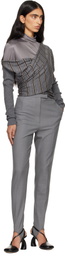Dries Van Noten Gray Wrap Sweater